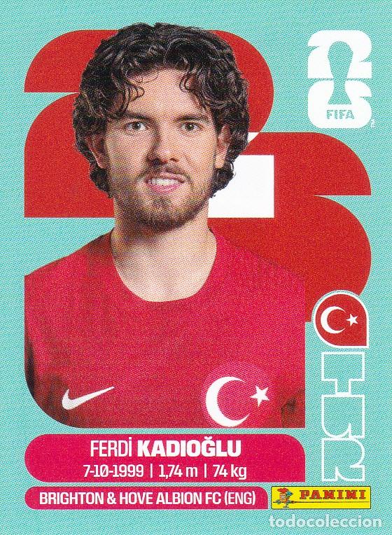 Cromos de Futebol: FIFA WORLD CUP 2026 * KADIOGLU N&ordm; 8 * DE TURQUIA - NUEVO DE SOBRE (A-18)