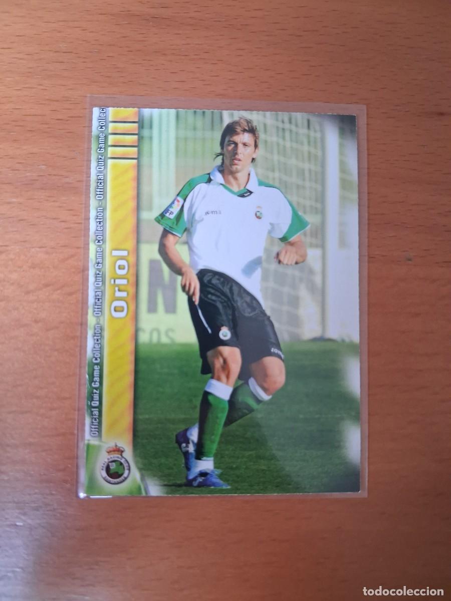 Fu&szlig;ball-Sticker: Mundicromo Official Quiz Game Collection 2009 2010 Real Racing Club de Santander 306 Oriol