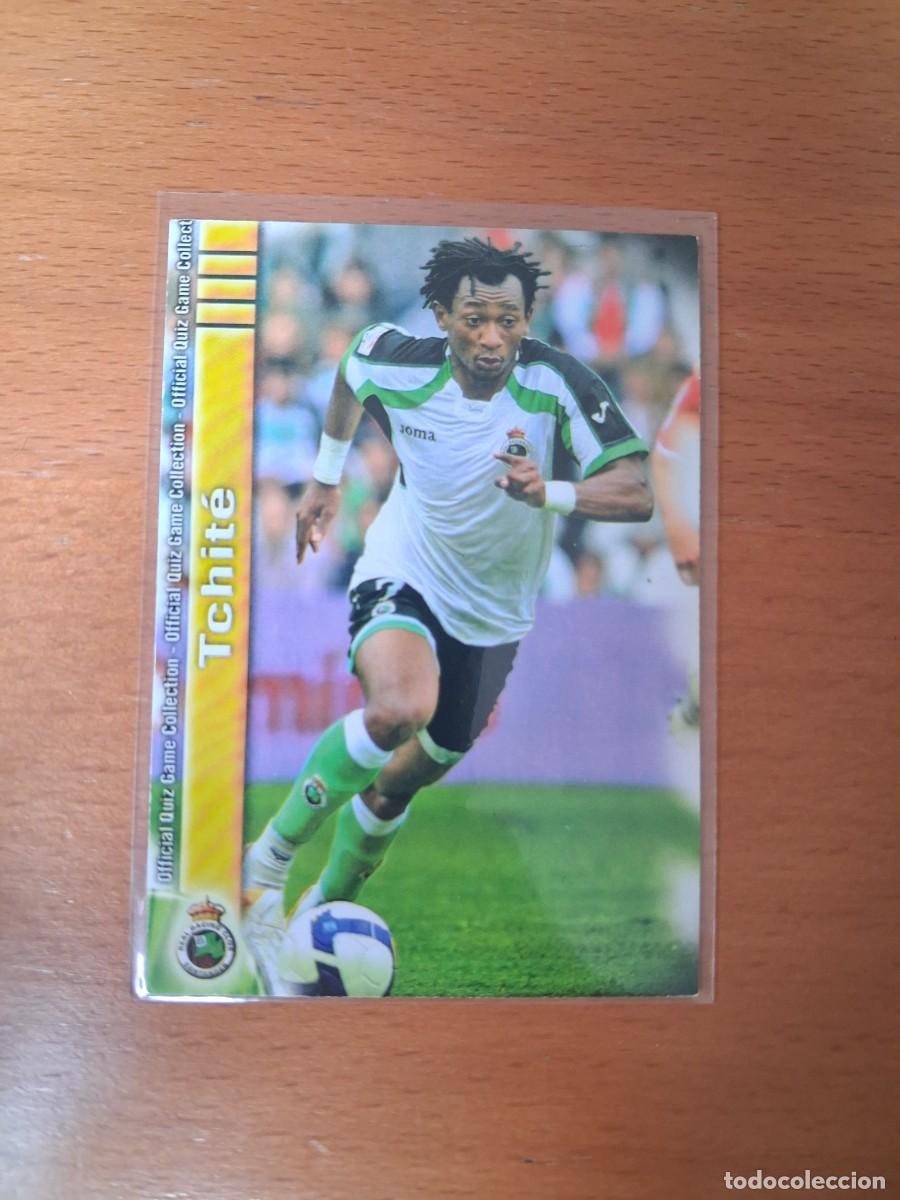 Fu&szlig;ball-Sticker: Mundicromo Official Quiz Game Collection 2009 2010 Real Racing Club de Santander 317 Tchite