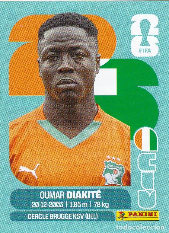 Cromos de Futebol: FIFA WORLD CUP 2026 * DIAKIT&Euml; N&ordm; 20 * DE COSTA DE MARFIL - NUEVO DE SOBRE (A-18)