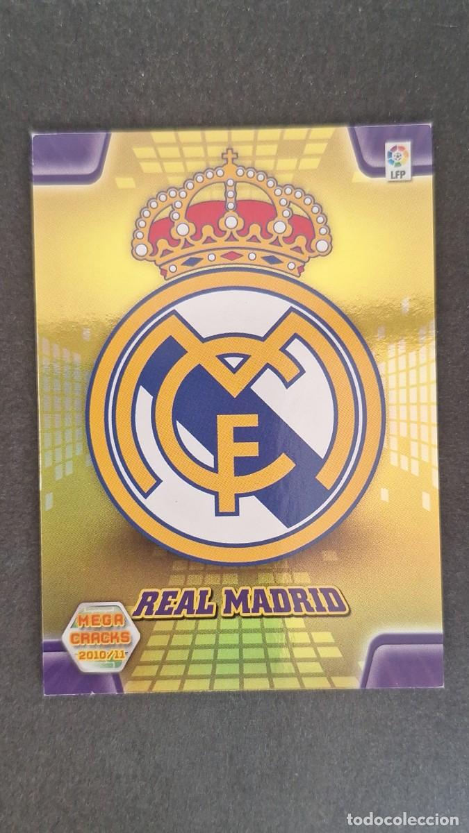 Cromos de Futebol: L1 ESCUDO REAL MADRID 163 PANINI MEGACRACKS 2010 2011 10 11
