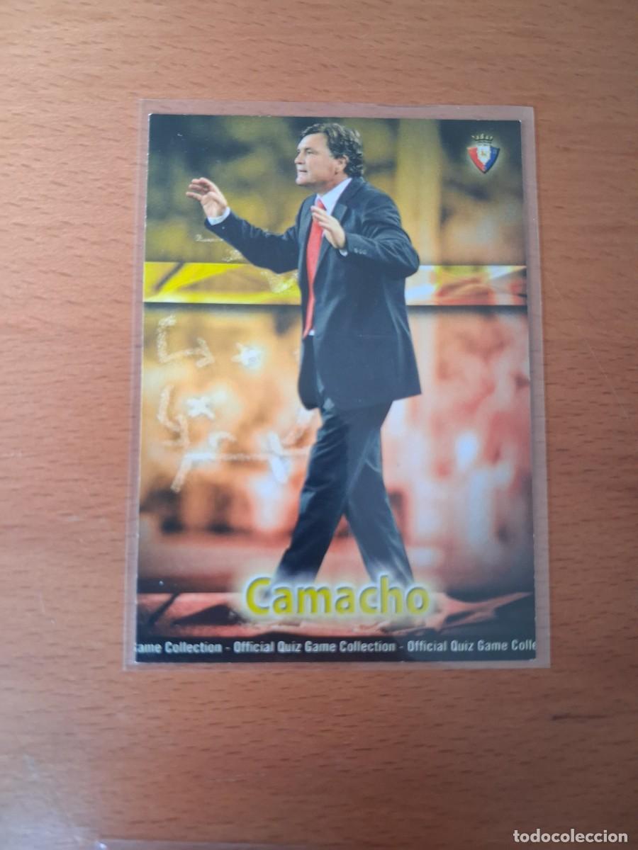 Cromos de Futebol: Mundicromo Official Quiz Game Collection 2009 2010 CA Osasuna 381 Entrenador Camacho