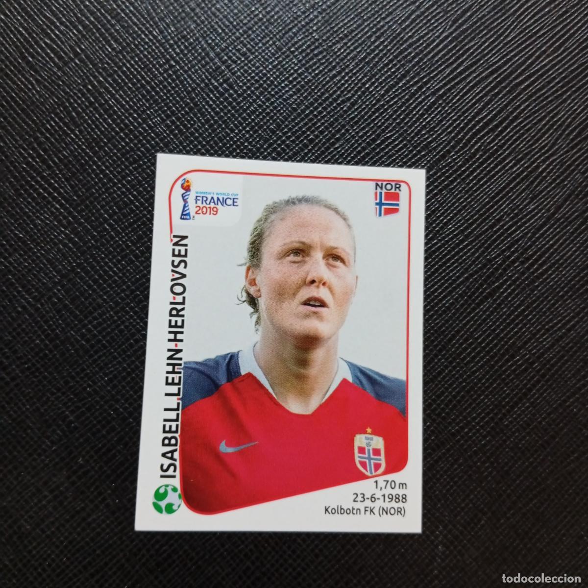 Cromos de f&uacute;tbol: 79 HERLOVSEN NORUEGA PANINI FEMENINO WOMEN&acute;S MUNDIAL 2019 FRANCIA 19 - SIN PEGAR - A74 PG27