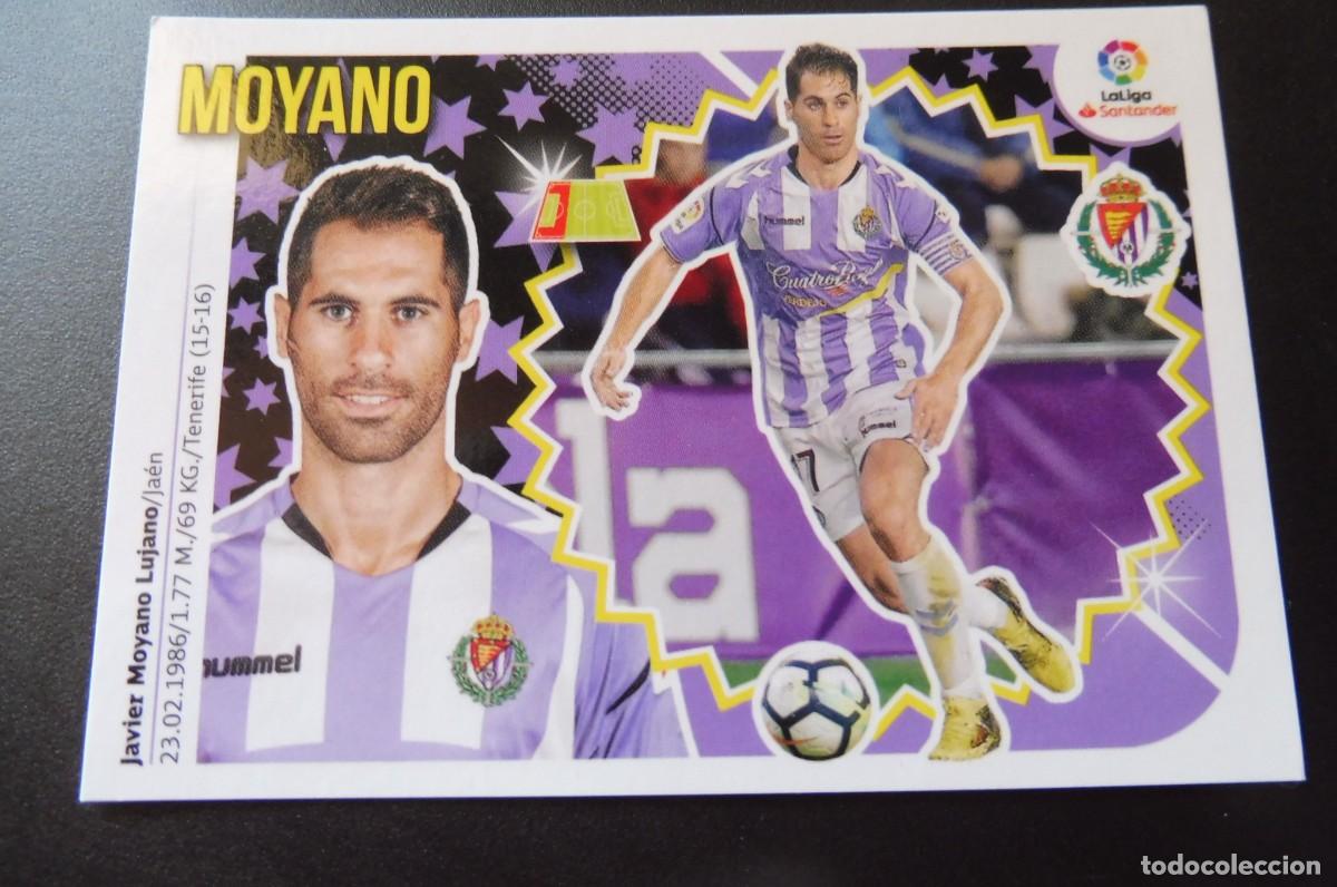 Football Stickers: CROMO PANINI - LIGA SANTANDER 2018/19 ESTE - R. VALLADOLID CF. N&Uacute;M 3 - MOYANO