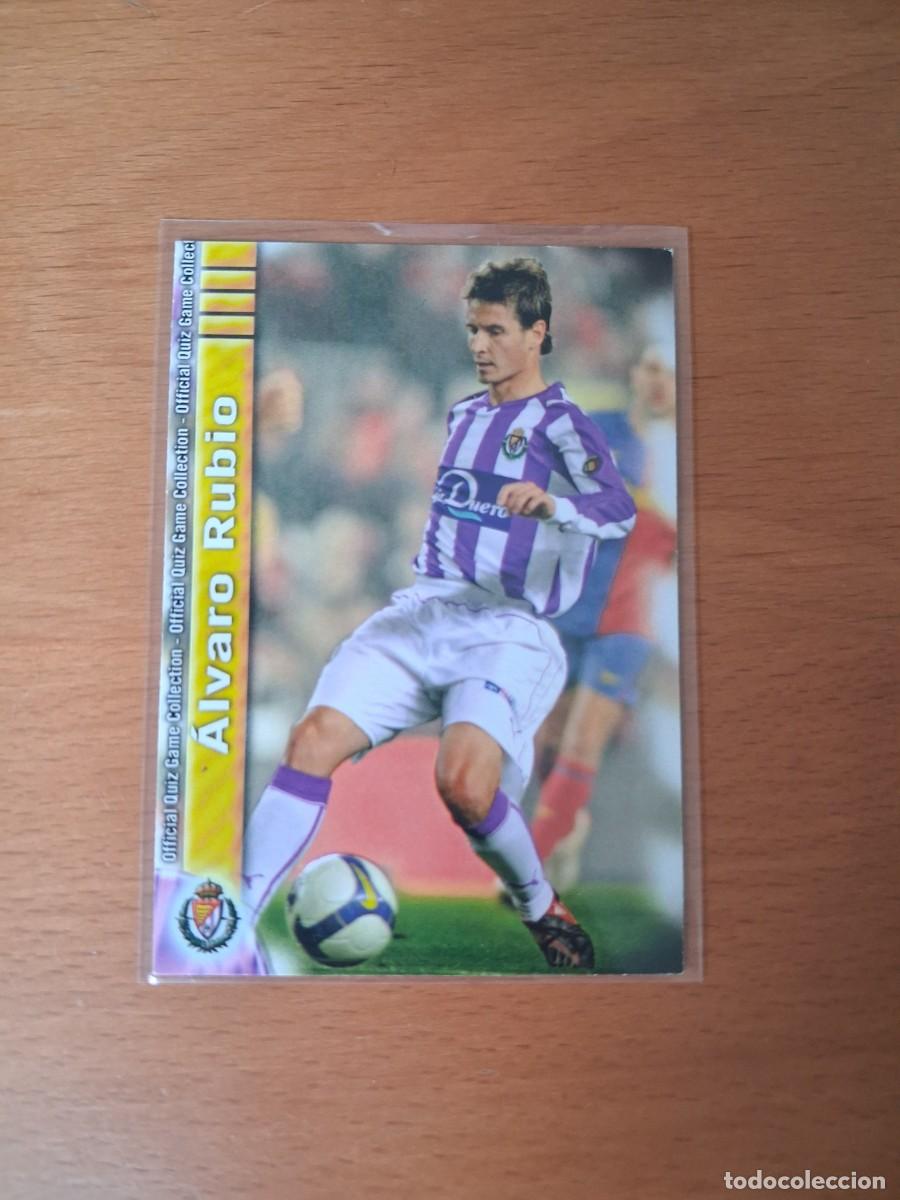 Fu&szlig;ball-Sticker: Mundicromo Official Quiz Game Collection 2009 2010 Real Valladolid 418 Alvaro Rubio