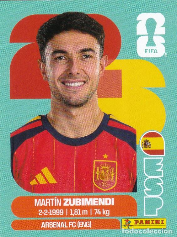 Fu&szlig;ball-Sticker: FIFA WORLD CUP 2026 * ZUBIMENDI N&ordm; 9 * DE ESPA&Ntilde;A - NUEVO DE SOBRE (A-18)