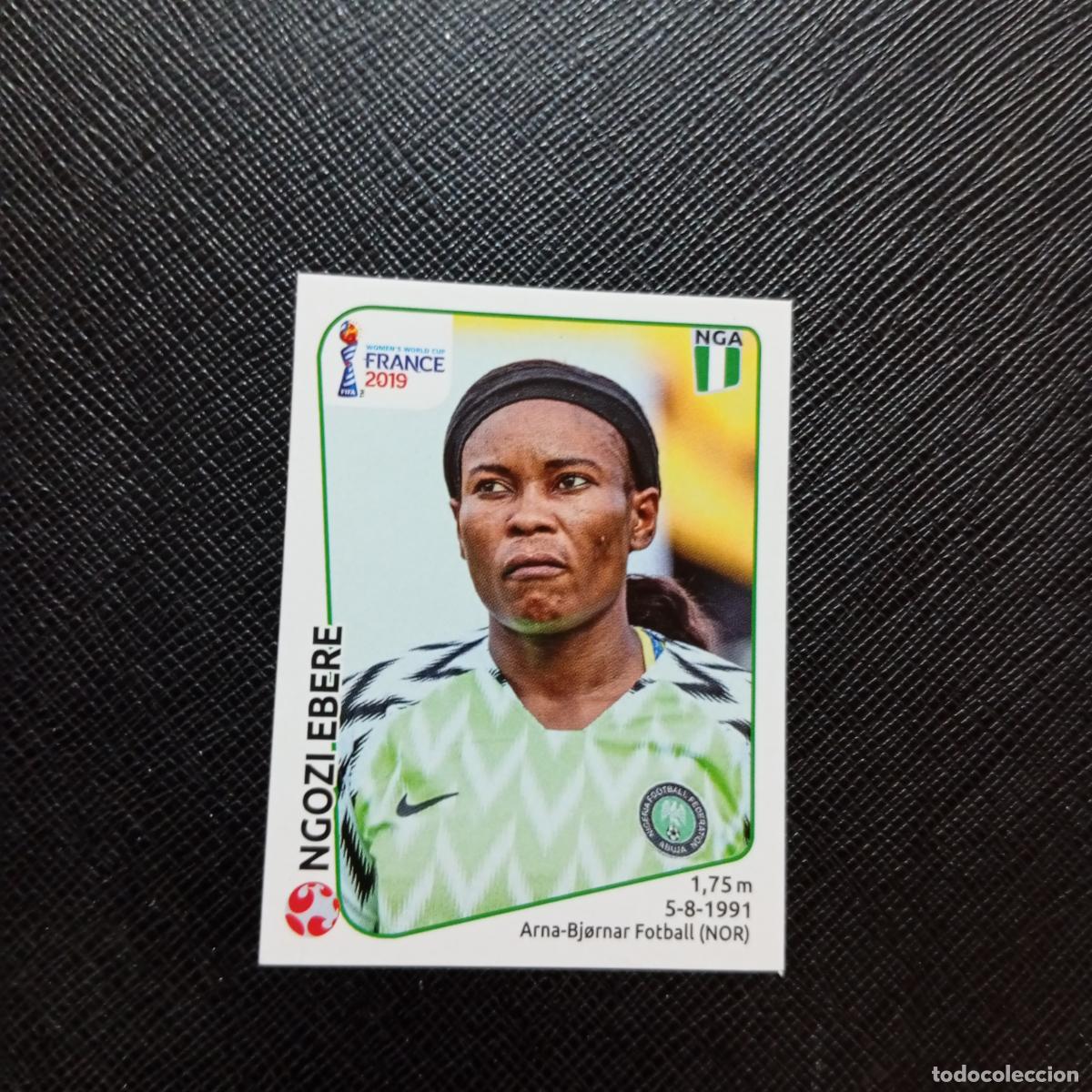 Fu&szlig;ball-Sticker: 88 NGOZI EBERE NIGERIA PANINI FEMENINO WOMEN&acute;S MUNDIAL 2019 FRANCIA 19 - SIN PEGAR - A74 PG28