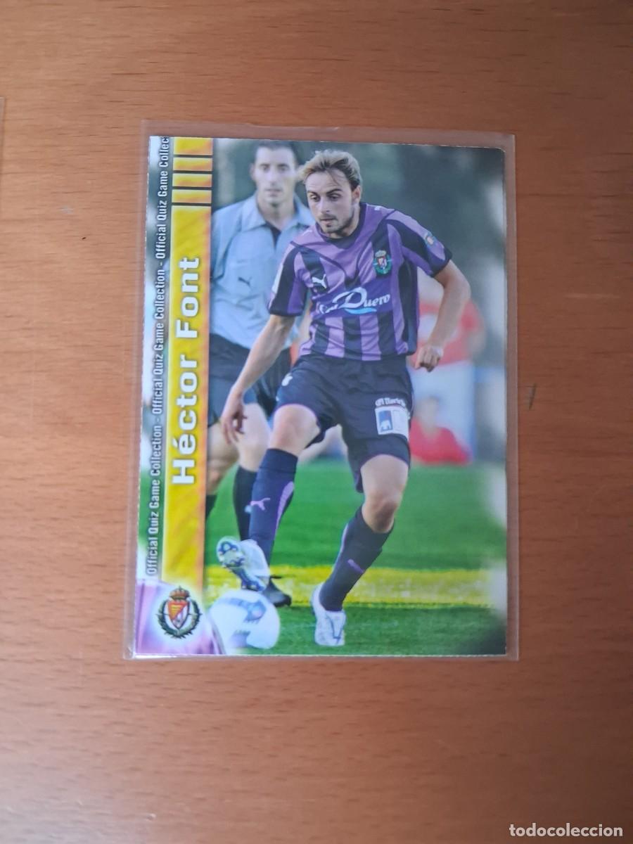 Fu&szlig;ball-Sticker: Mundicromo Official Quiz Game Collection 2009 2010 Real Valladolid 419 Hector Font