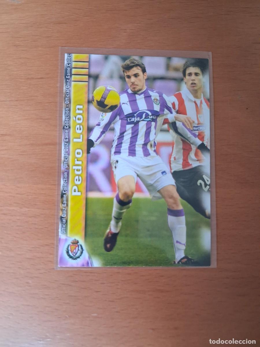 Fu&szlig;ball-Sticker: Mundicromo Official Quiz Game Collection 2009 2010 Real Valladolid 420 Pedro Leon