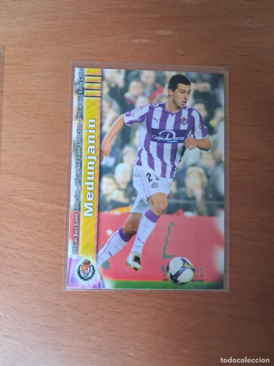 Cromos de Futebol: Mundicromo Official Quiz Game Collection 2009 2010 Real Valladolid 424 Medunjanin