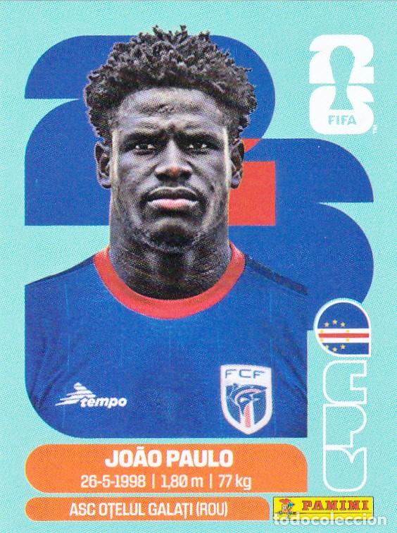 Cromos de Futebol: FIFA WORLD CUP 2026 * JO&Auml;O PAULO N&ordm; 8 * DE CABO VERDE - NUEVO DE SOBRE (A-18)