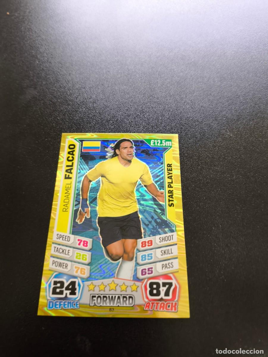 Cromos de Futebol: 63 Radamel Falcao STAR PLAYER COLOMBIA TOPPS MATCH ATTAX WORLD CUP MUNDIAL BRASIL 2014 14 N PANINI