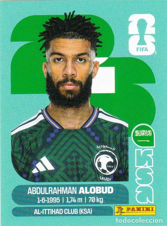 Cromos de Futebol: FIFA WORLD CUP 2026 * ALOBUD N&ordm; 17 * DE ARABIA SAUDI - NUEVO DE SOBRE (A-18)