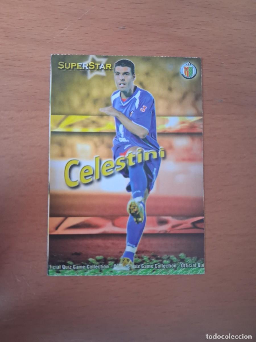 Cromos de Futebol: Mundicromo Official Quiz Game Collection 2009 2010 Getafe CF Superstar 458 Celestini