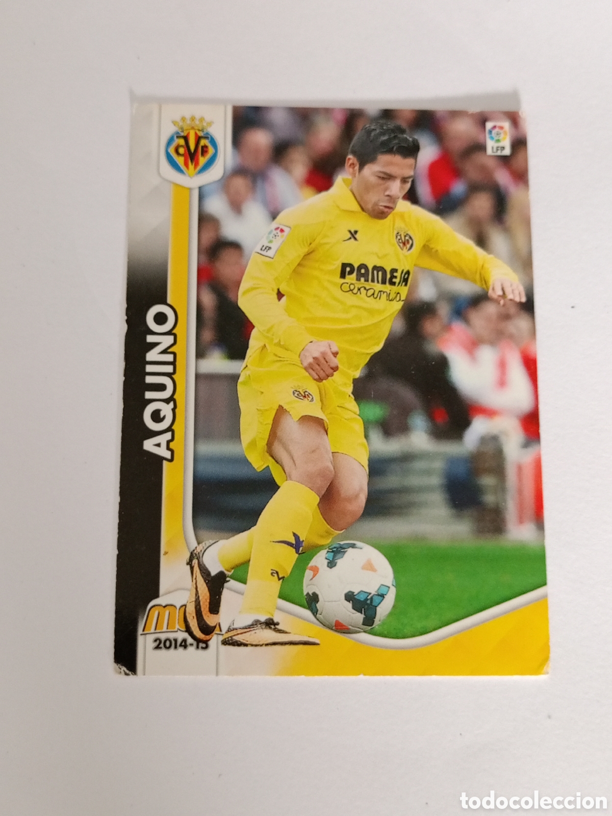Fu&szlig;ball-Sticker: 356 AQUINO VILLARREAL CF MEGACRACKS PANINI 2014 2015 LIGA 14 15 MEGA CRACKS MGK