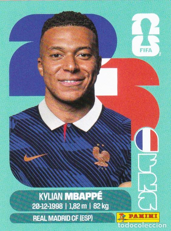 Cromos de Futebol: FIFA WORLD CUP 2026 * MBAPP&Eacute; N&ordm; 20 * DE FRANCIA - NUEVO DE SOBRE (A-18)