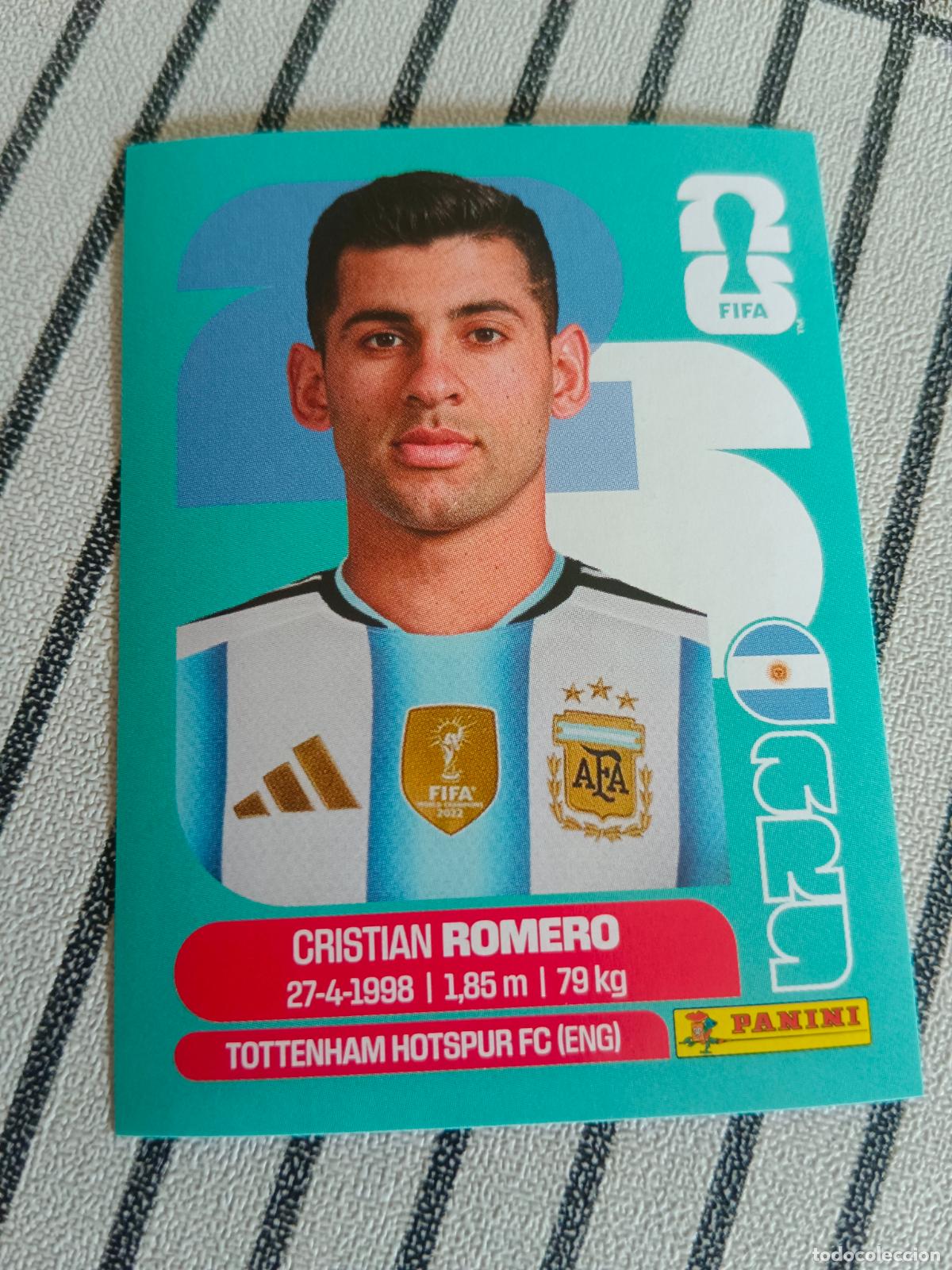 Cromos de Futebol: MUNDIAL 2026 ESTADOS UNIDOS USA MEXICO MEJICO CANADA ARG 4 ARG4 CRISTIAN ROMERO ARGENTINA FIFA