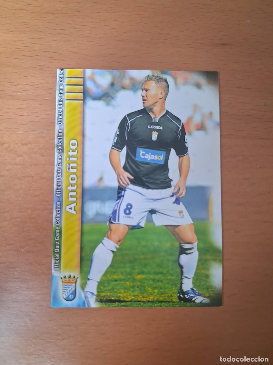 Cromos de Futebol: Mundicromo Official Quiz Game Collection 2009 2010 Xerez CD 478 Anto&ntilde;ito