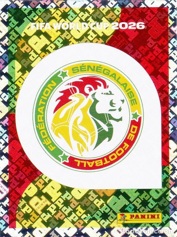 Cromos de Futebol: FIFA WORLD CUP 2026 * ESCUDO N&ordm; 1 * DE SENEGAL - NUEVO DE SOBRE (A-18)