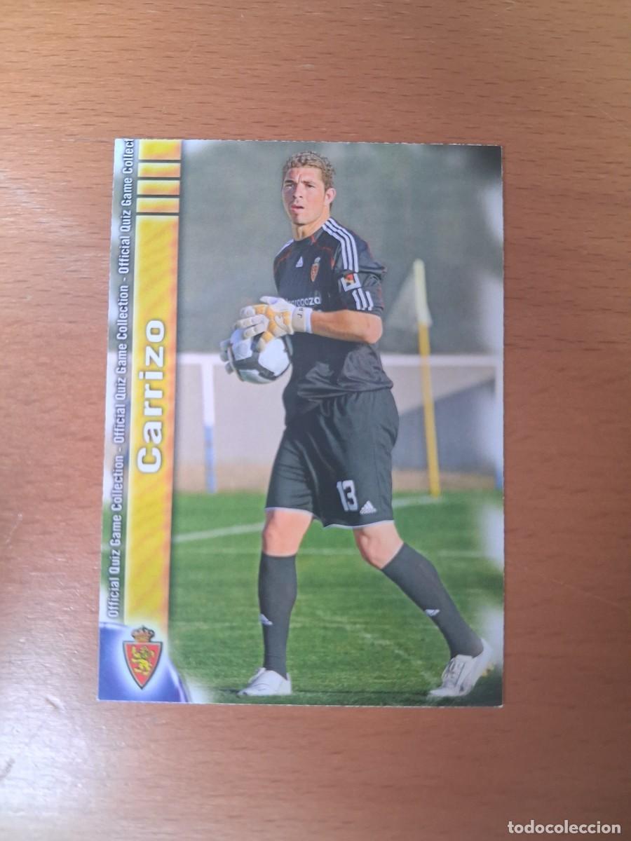 Cromos de F&uacute;tbol: Mundicromo Official Quiz Game Collection 2009 2010 Real Zaragoza 490 Carrizo