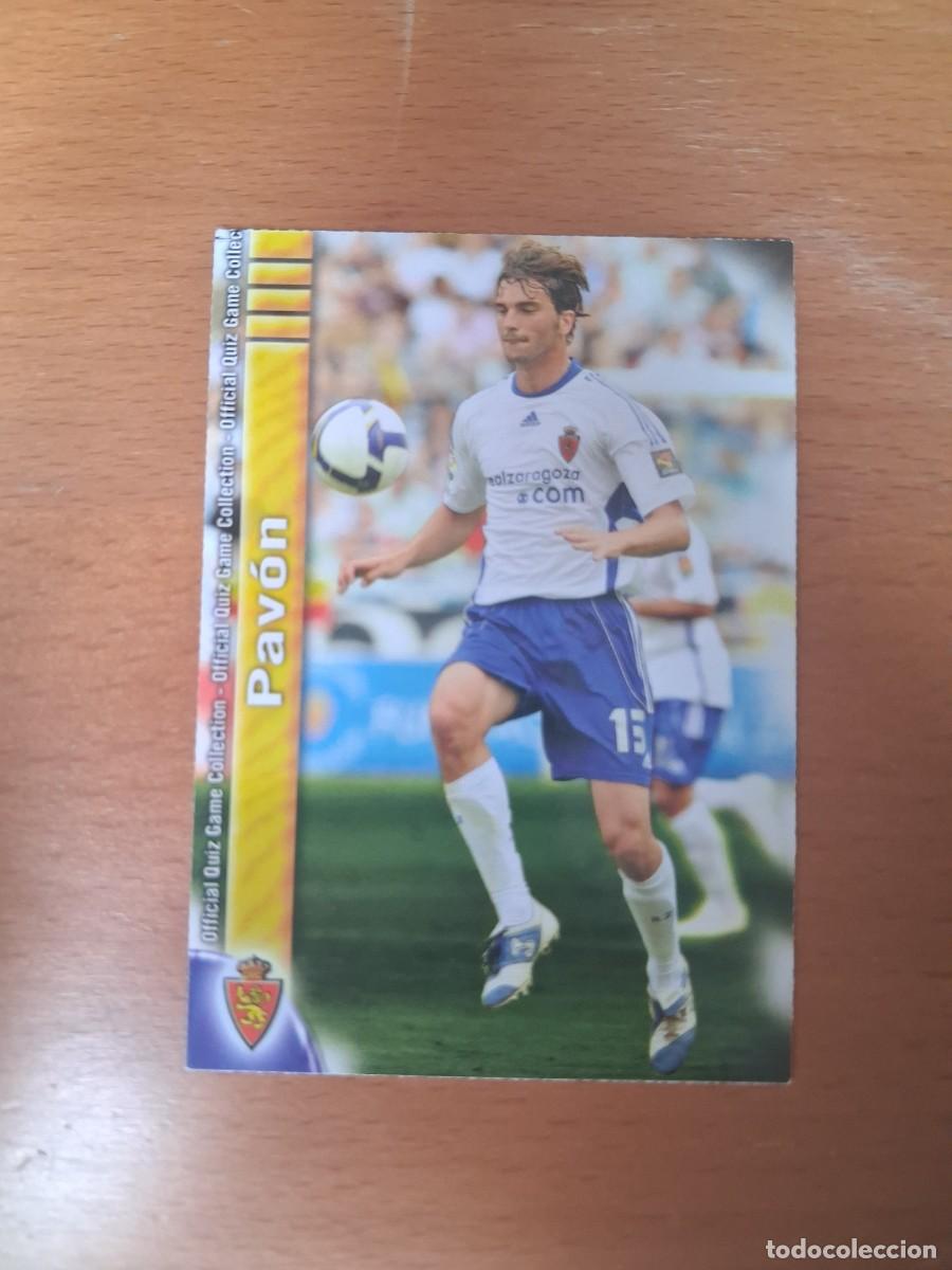 Cromos de F&uacute;tbol: Mundicromo Official Quiz Game Collection 2009 2010 Real Zaragoza 495 Pavon