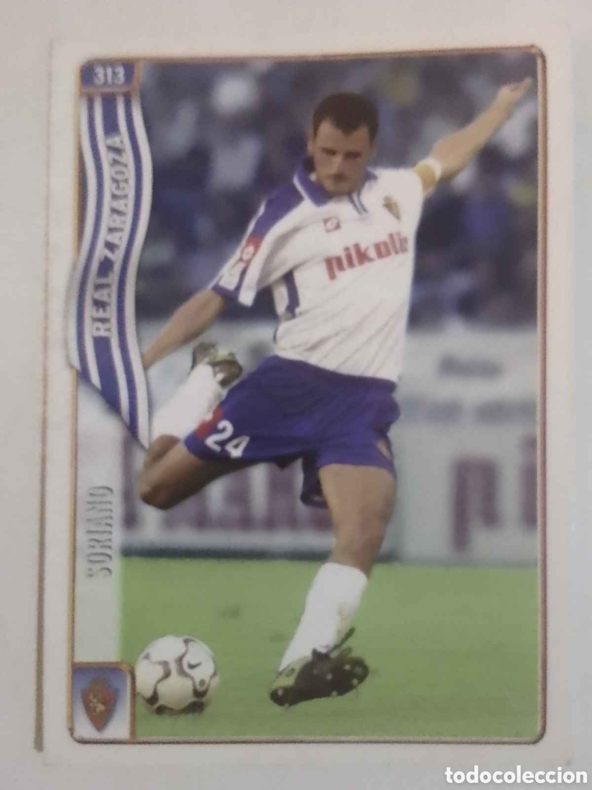 Cromos de F&uacute;tbol: Mundicromo 2005 n&deg; 313 Soriano &bull; Zaragoza.