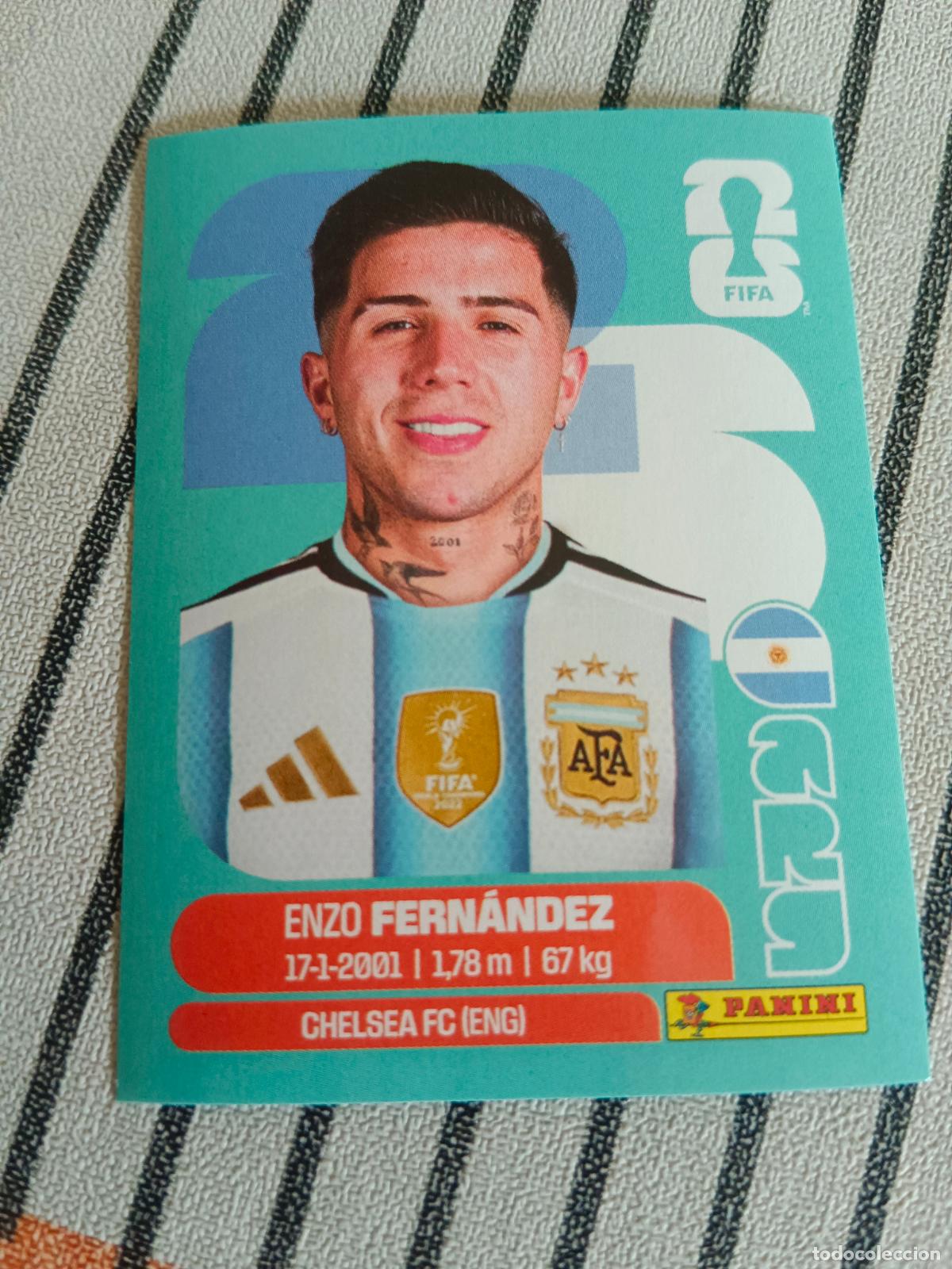 Cromos de F&uacute;tbol: MUNDIAL 2026 ESTADOS UNIDOS USA MEXICO MEJICO CANADA ARG 8 ARG8 ENZO FERNANDEZ ARGENTINA FIFA