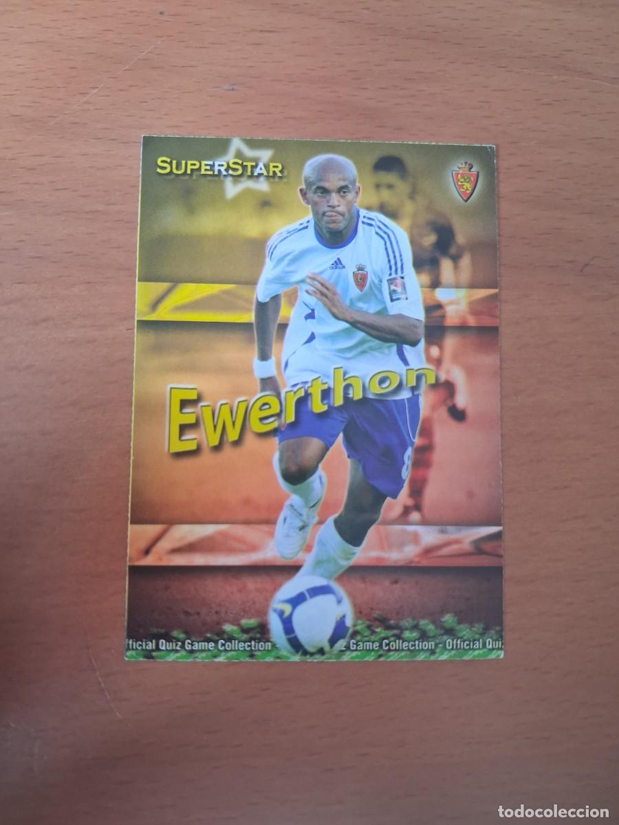 Cromos de F&uacute;tbol: Mundicromo Official Quiz Game Collection 2009 2010 Real Zaragoza Superstar 513 Ewerthon