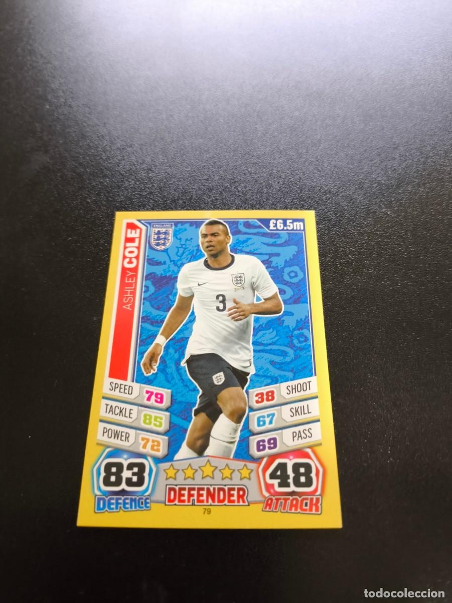 Cromos de F&uacute;tbol: 79 Ashley Cole INGLATERRA TOPPS MATCH ATTAX WORLD CUP MUNDIAL BRASIL 2014 14 N PANINI LIGA