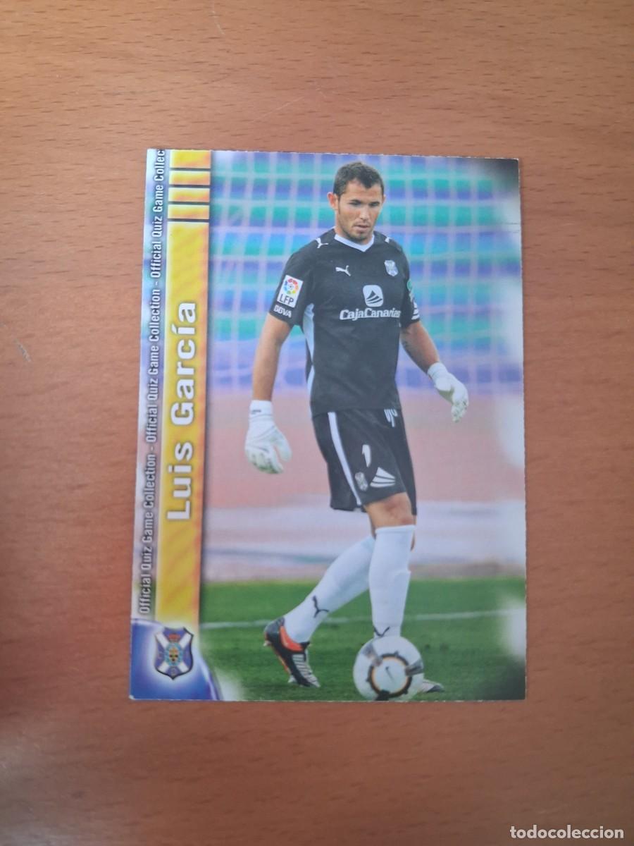 Cromos de F&uacute;tbol: Mundicromo Official Quiz Game Collection 2009 2010 CD Tenerife 517 Luis Garcia