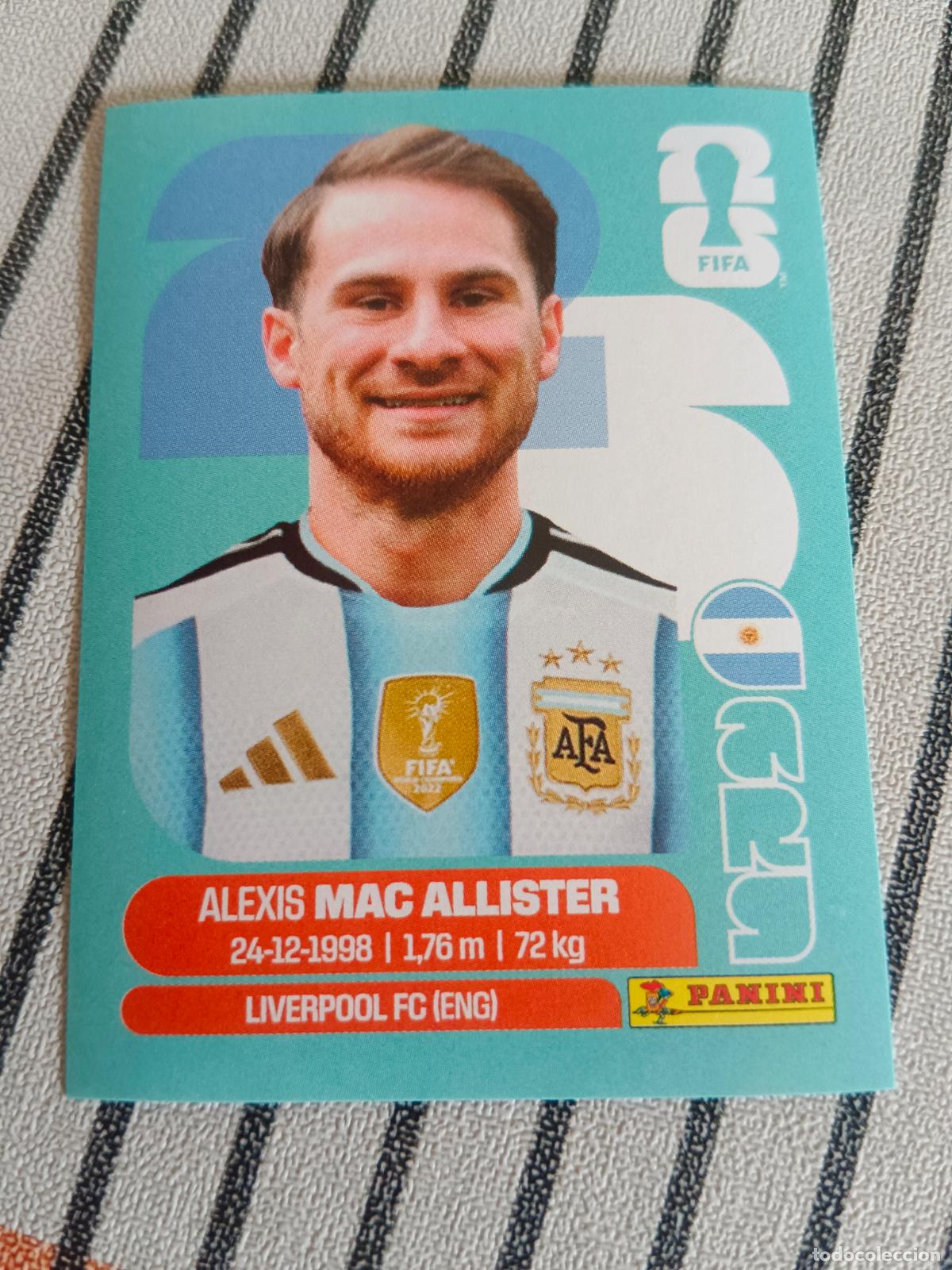 Cromos de F&uacute;tbol: MUNDIAL 2026 ESTADOS UNIDOS USA MEXICO MEJICO CANADA ARG 9 ARG9 MAC ALLISTER ARGENTINA FIFA