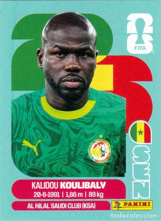Cromos de F&uacute;tbol: FIFA WORLD CUP 2026 * KOULIBALY N&ordm; 8 * DE SENEGAL - NUEVO DE SOBRE (A-18)