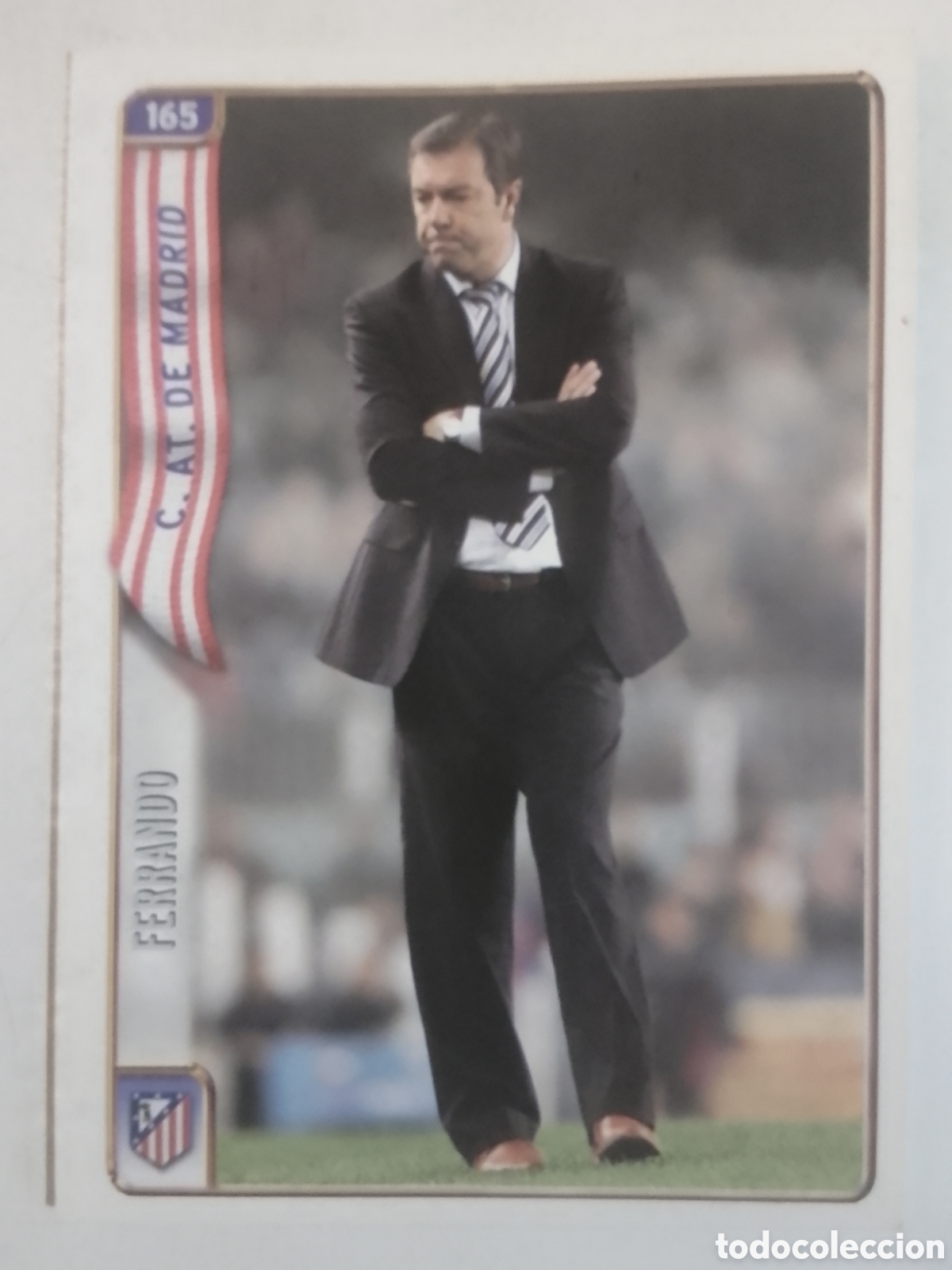 Cromos de F&uacute;tbol: Mundicromo 2005 n&deg; 165 Ferrando &bull; Atl&eacute;tico de Madrid.