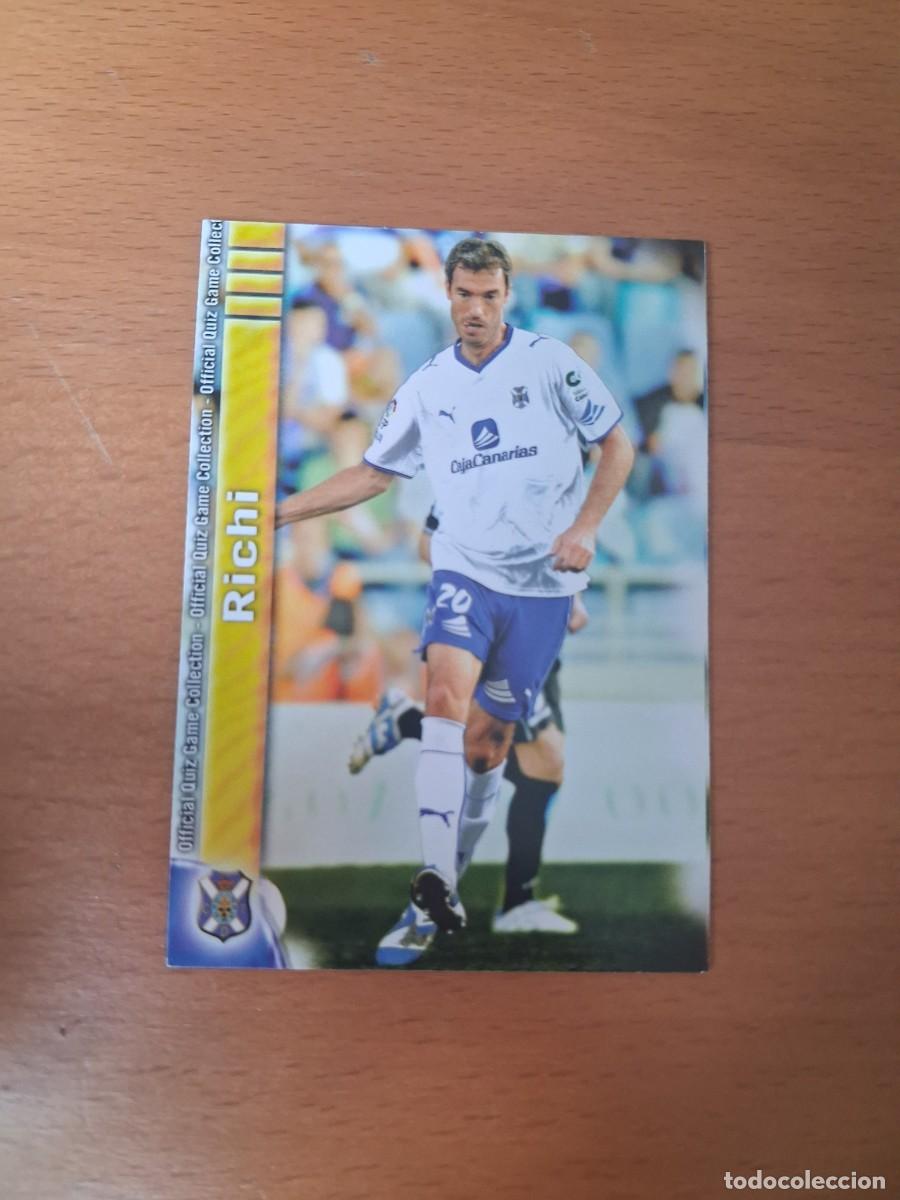 Figurine di Calcio: Mundicromo Official Quiz Game Collection 2009 2010 CD Tenerife 529 Richi