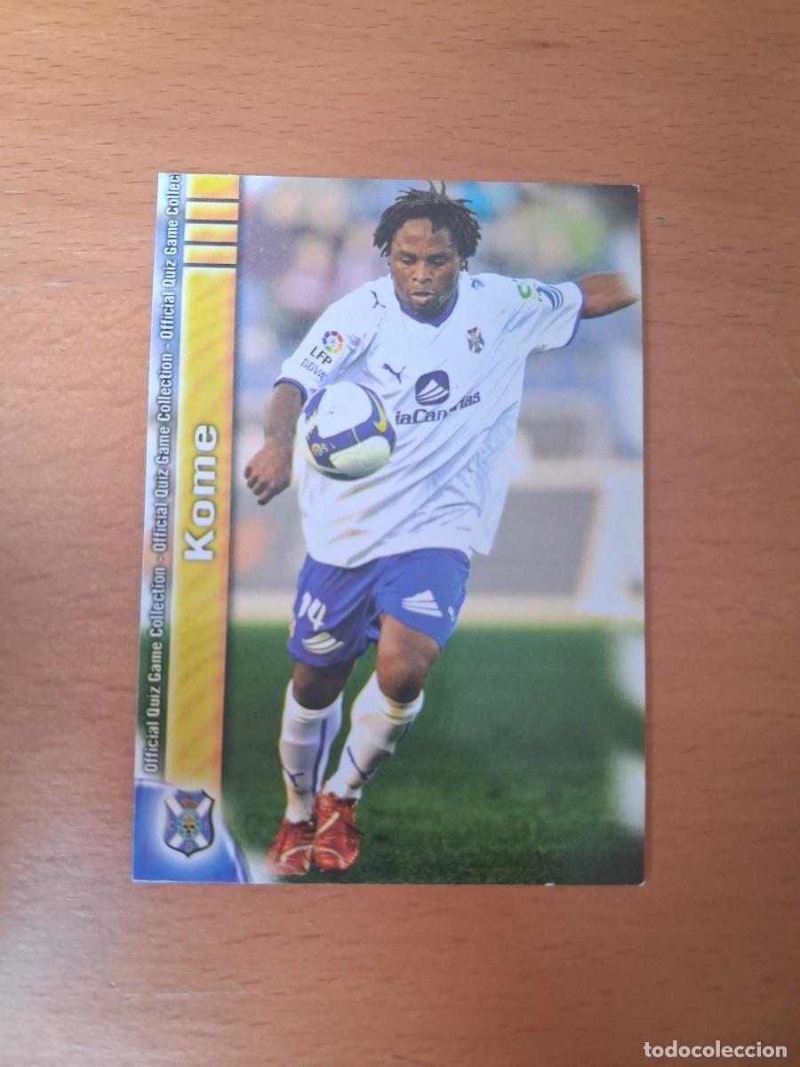 Figurine di Calcio: Mundicromo Official Quiz Game Collection 2009 2010 CD Tenerife 531 Kome
