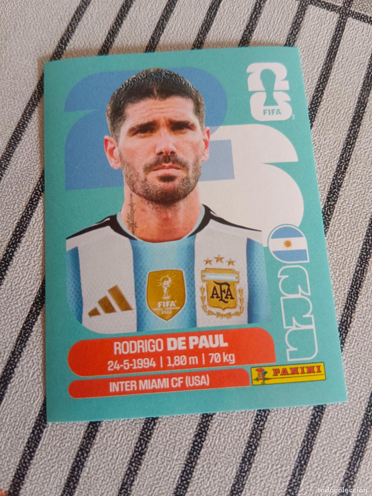 Figurine di Calcio: MUNDIAL 2026 ESTADOS UNIDOS USA MEXICO MEJICO CANADA ARG 10 ARG10 DE PAUL ARGENTINA FIFA