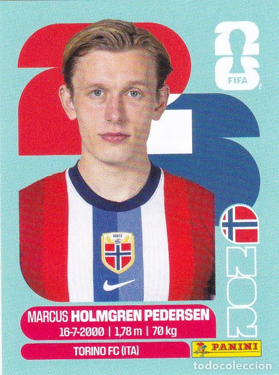 Figurine di Calcio: FIFA WORLD CUP 2026 * PEDERSEN N&ordm; 6 * DE NORUEGA - NUEVO DE SOBRE (A-18)