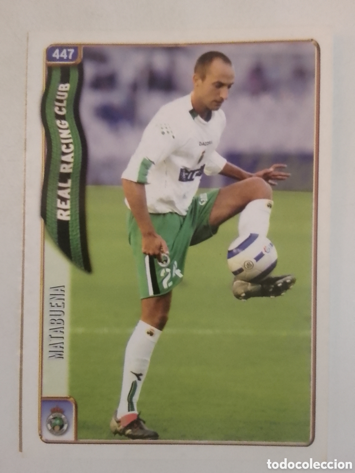 Figurine di Calcio: Mundicromo 2005 n&deg; 447 Mata buena &bull; Real Racing Club.