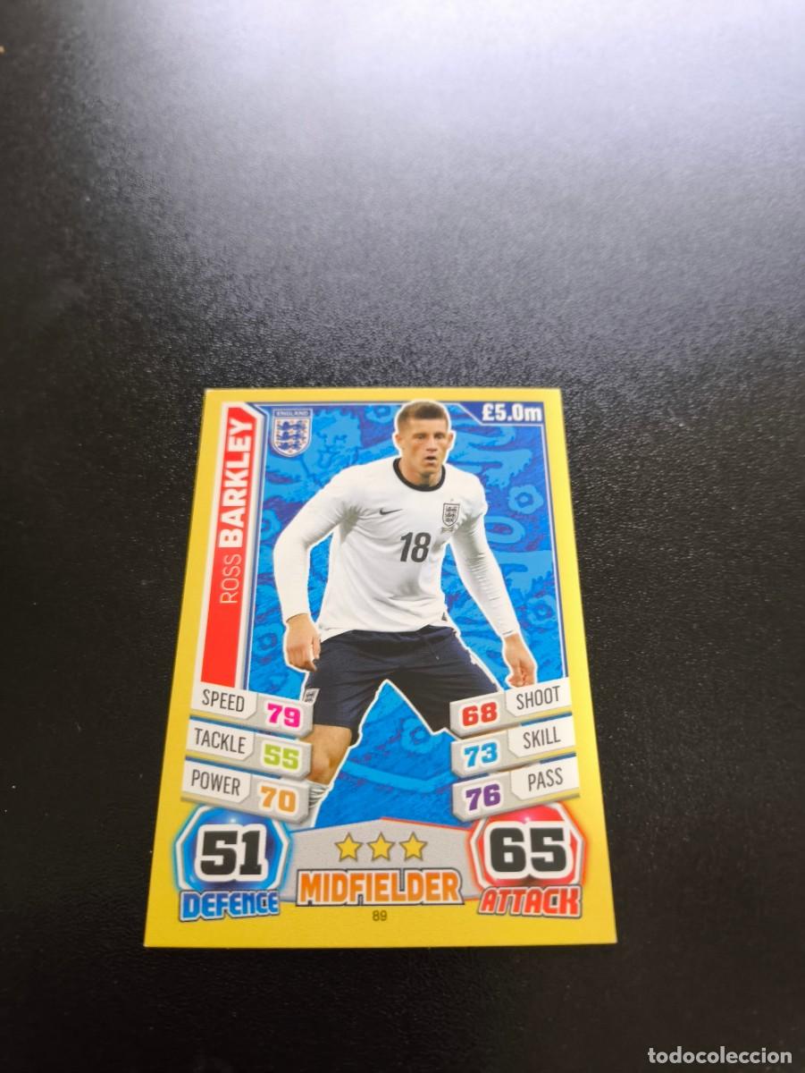 Figurine di Calcio: 89 Ross Barkley INGLATERRA TOPPS MATCH ATTAX WORLD CUP MUNDIAL BRASIL 2014 14 N PANINI LIGA