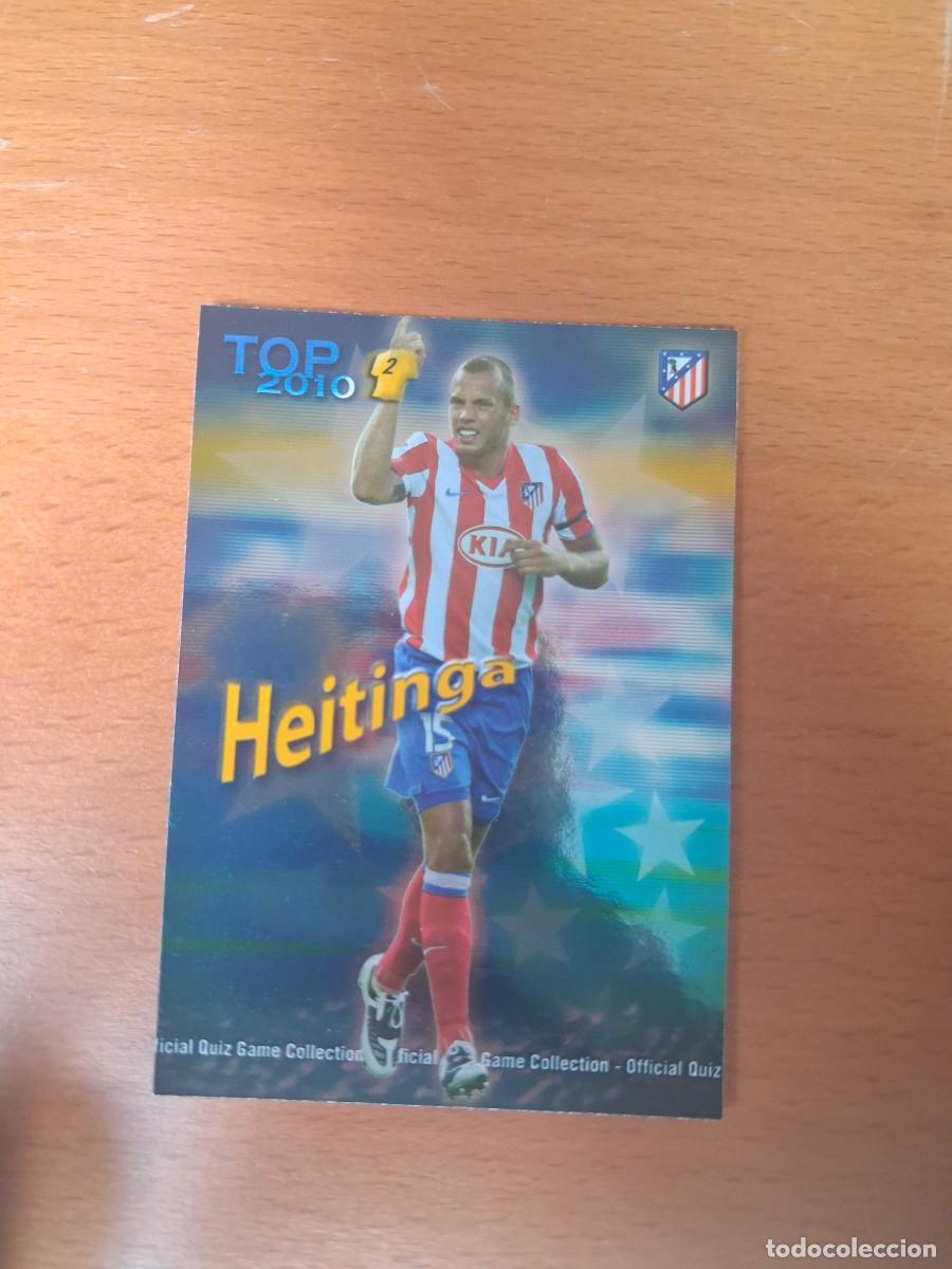 Figurine di Calcio: Mundicromo Official Quiz Game Collection 2009 2010 Atletico de Madrid 552 TOP 2 Heitinga Azul