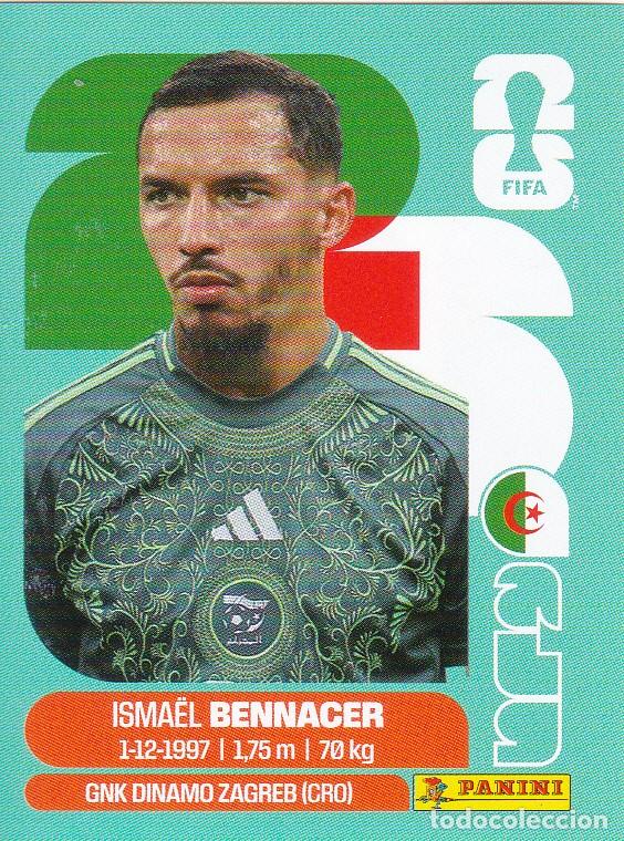 Figurine di Calcio: FIFA WORLD CUP 2026 * BENNACER N&ordm; 8 * DE ARGELIA - NUEVO DE SOBRE (A-18)