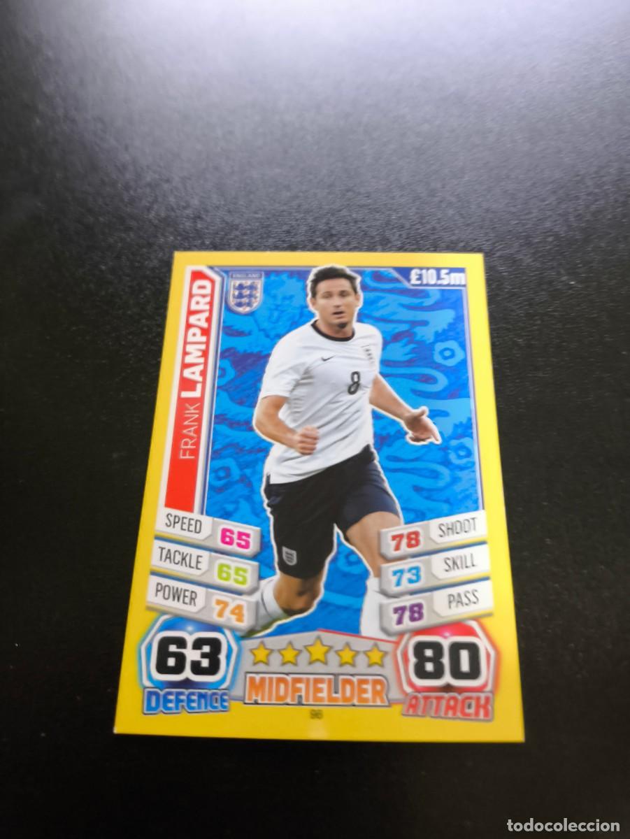 Figurine di Calcio: 96 Frank Lampard INGLATERRA TOPPS MATCH ATTAX WORLD CUP MUNDIAL BRASIL 2014 14 N PANINI LIGA