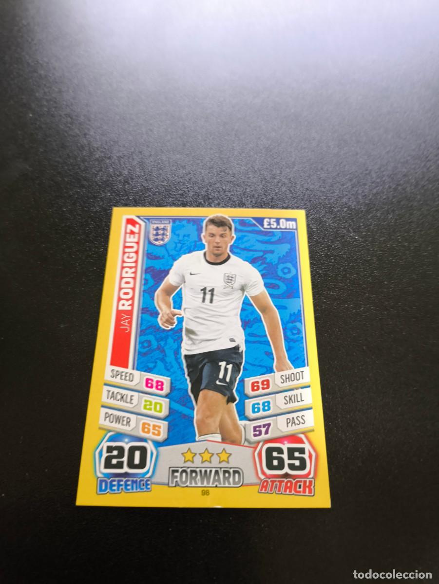 Fu&szlig;ball-Sticker: 98 Jay Rodriguez INGLATERRA TOPPS MATCH ATTAX WORLD CUP MUNDIAL BRASIL 2014 14 N PANINI LIGA