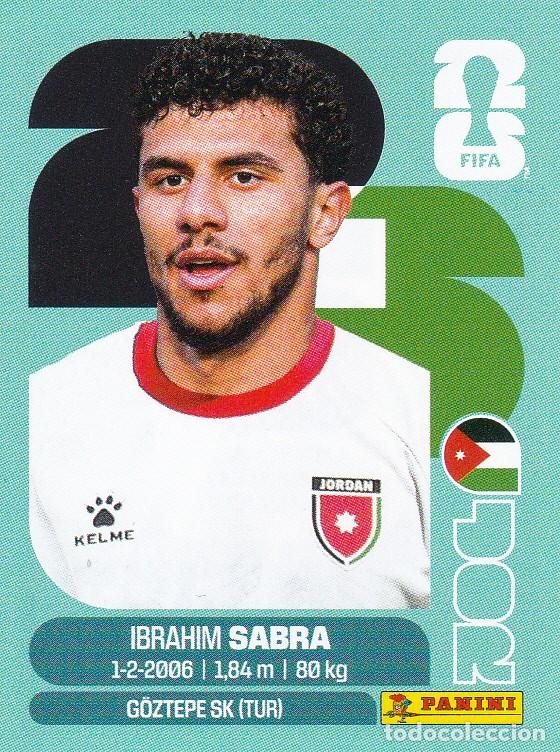 Fu&szlig;ball-Sticker: FIFA WORLD CUP 2026 * SABRA N&ordm; 20 * DE JORDANIA - NUEVO DE SOBRE (A-18)