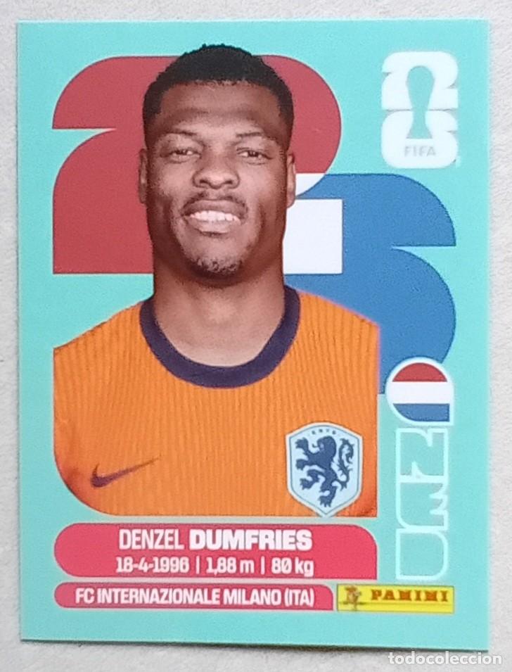 Fu&szlig;ball-Sticker: Figurina Panini 2026 Cromo World Cup Usa Mundial 2026 Denzel Dumfries Netherlands n NED 6