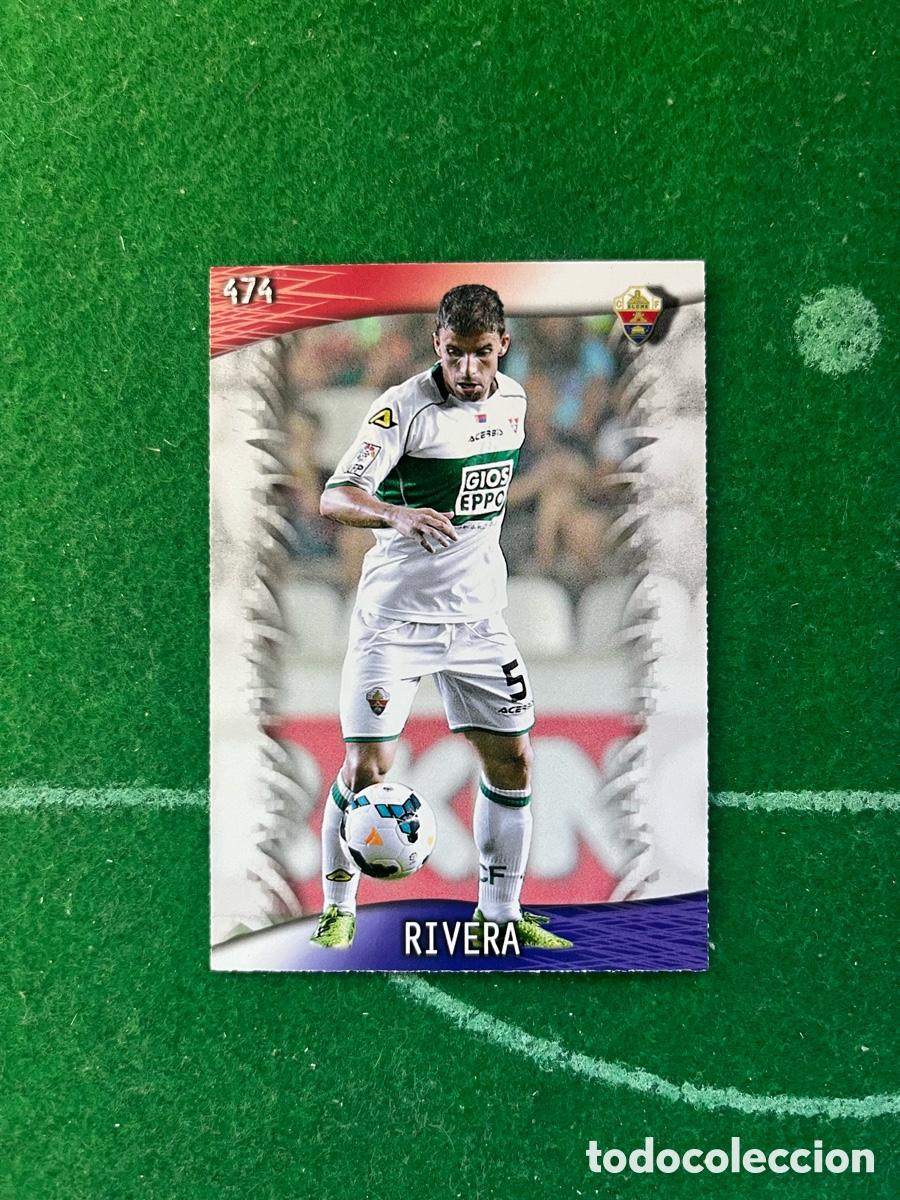 Fu&szlig;ball-Sticker: 474 RIVERA ELCHE LAS FICHAS DE LA LIGA 2013 2014 MUNDICROMO