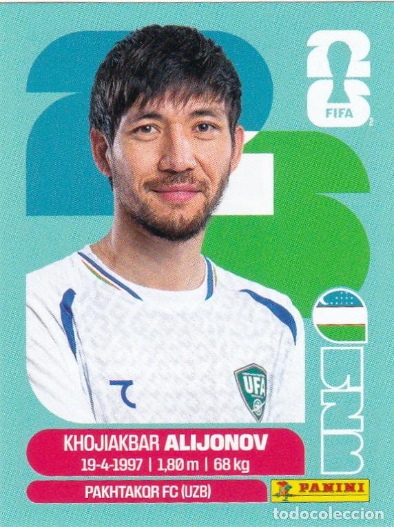 Fu&szlig;ball-Sticker: FIFA WORLD CUP 2026 * ALIJONOV N&ordm; 8 * DE UZBEKUTAN - NUEVO DE SOBRE (A-18)