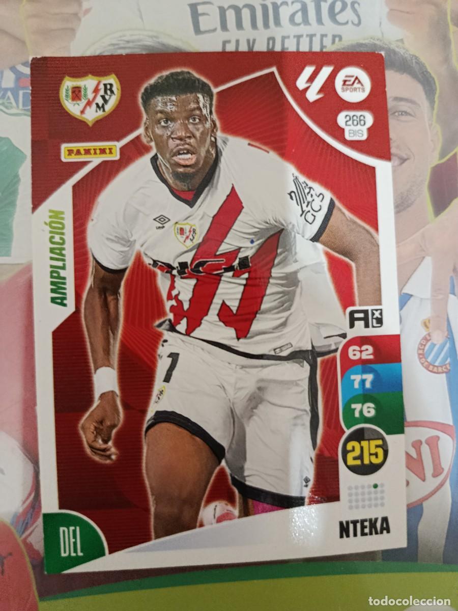 Cromos de F&uacute;tbol: Adrenalyn 24/25. 266 bis. Nteka. Rayo Vallecano.
