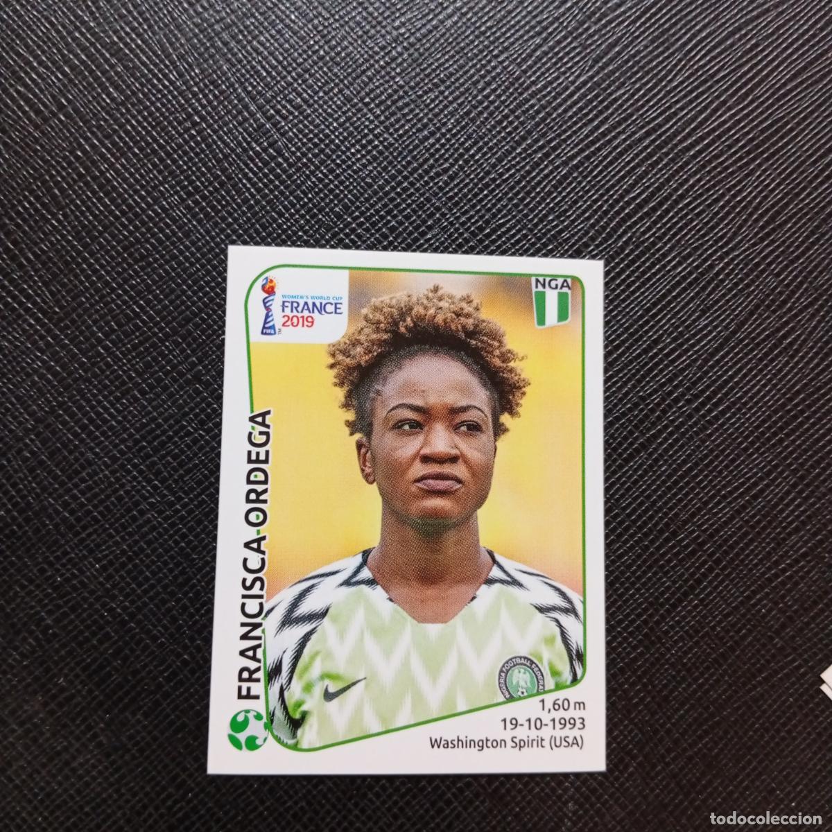 Fu&szlig;ball-Sticker: 97 FRANCISCA ORDEGA NIGERIA PANINI FEMENINO WOMEN&acute;S MUNDIAL 2019 FRANCIA 19 - SIN PEGAR - A74 PG29