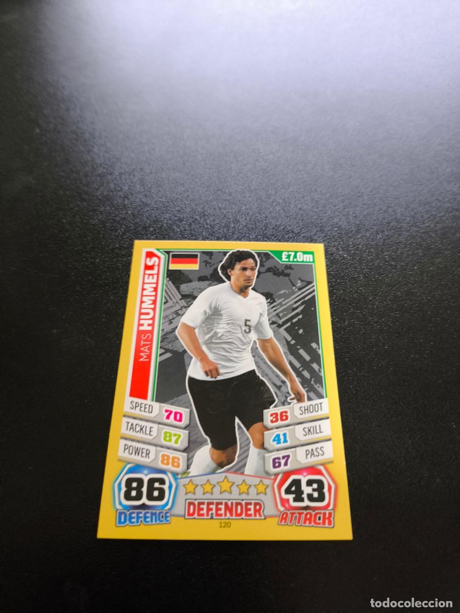 Cromos de f&uacute;tbol: 120 Mats Hummels ALEMANIA TOPPS MATCH ATTAX WORLD CUP MUNDIAL BRASIL 2014 14 N PANINI LIGA